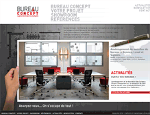 Tablet Screenshot of bureau-concept.fr